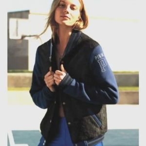 PINK Victoria Secret | VS PINK Floral Lace Varsity Jacket | Women's | Size XS